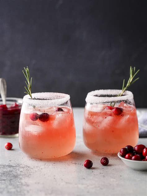 Cranberry Gin Fizz Cocktail - Completely Delicious