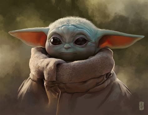 Baby Yoda Fan Art - Movie Wallpaper