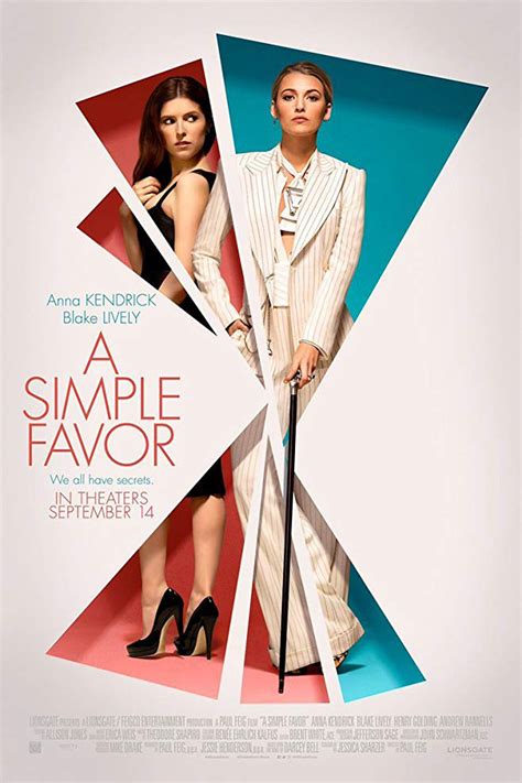 Simple Favor, A Movie Times | Showbiz Waxahachie