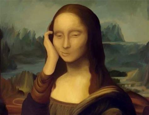 Mona Lisa meme | Mona lisa, Reaction pictures, Funny face photo