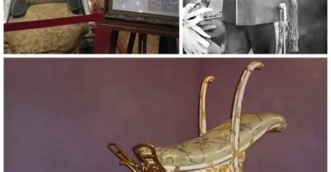 ROYAL PLEASURE SECRET: The Bizarre 'Love Chair' Designed for King