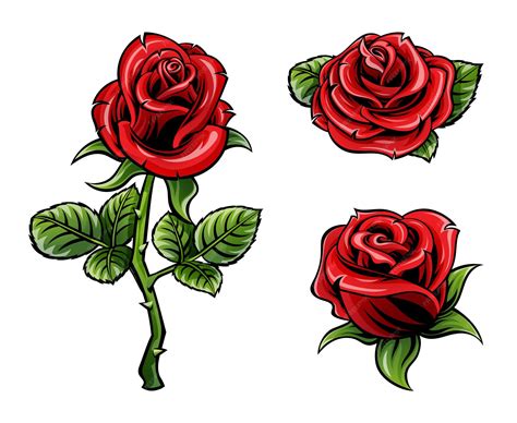 Victorian Roses Tattoos Words