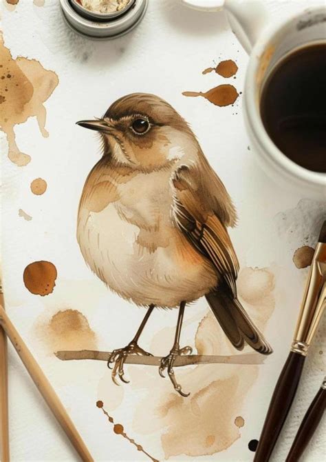 Easy Coffee Painting Ideas for Beginners – Create Stunning Art with Brewed Coffee! em 2024 ...