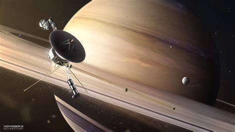 Voyager 3 Saturn flyby by MacRebisz on DeviantArt