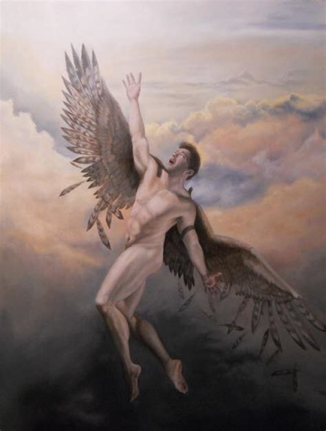 My painting of "Icarus" from 2013 36x 48" : r/mythology