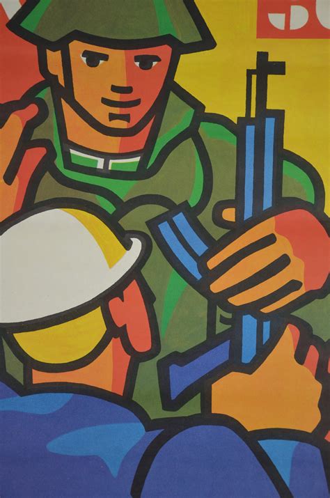 Original 1985 Vintage GDR Propaganda Poster Socialist Realism - Etsy UK