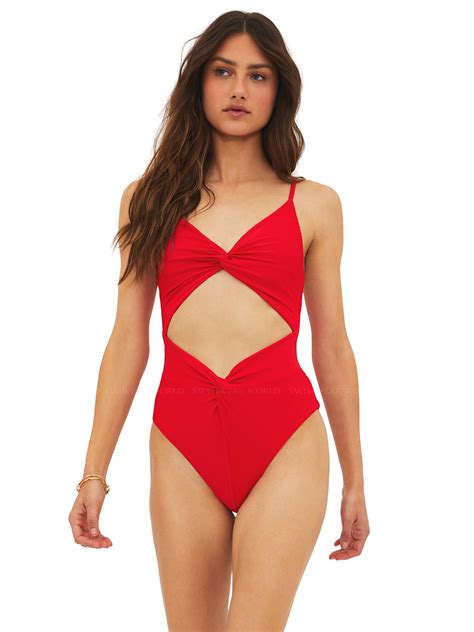 Beach Riot: Aviva One Piece (BR8052C-RED) – Swimwear World
