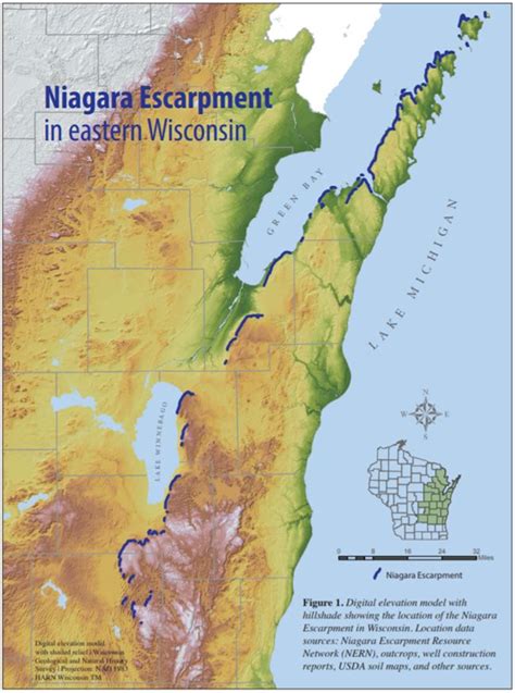 Geology – University of Wisconsin-Green Bay Niagara Escarpment