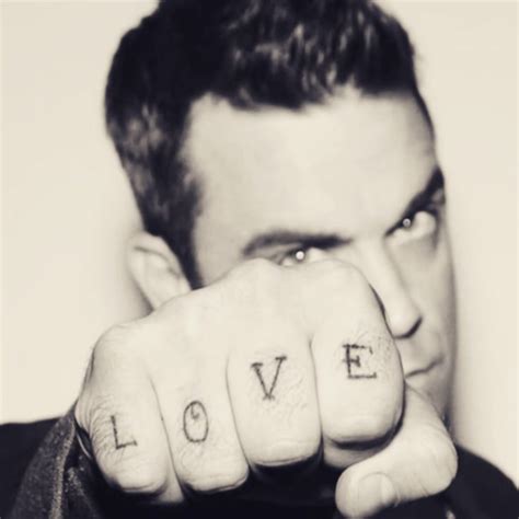 robbie williams love tattoo