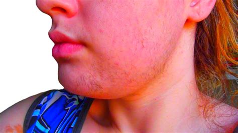 enlever poil visage femme - YouTube
