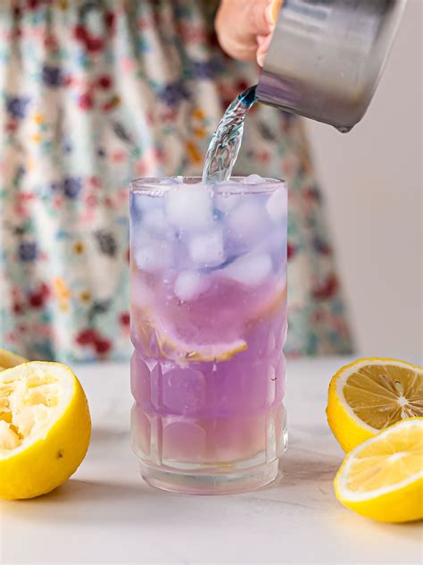 Butterfly Pea Lemonade (Sugar-Free) | Foodaciously