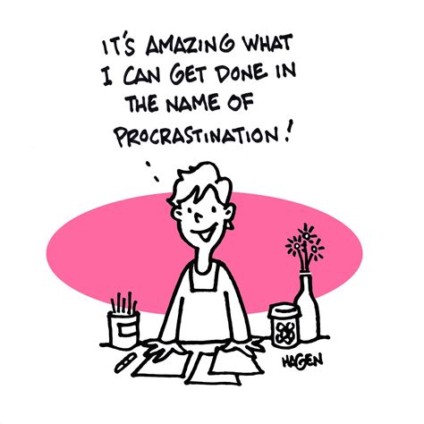 hagen illustration: A little procrastination