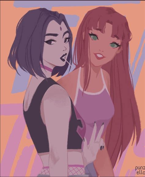 Pin by Venus on i like it | Teen titans fanart, Starfire and raven