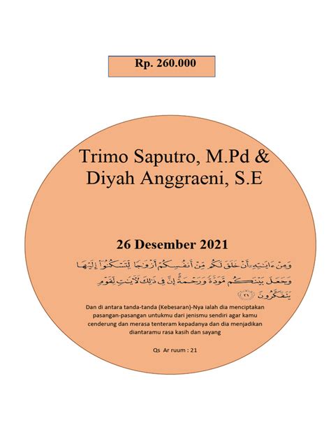 Ayat Ar Rum 21 Beserta Terjemah | PDF