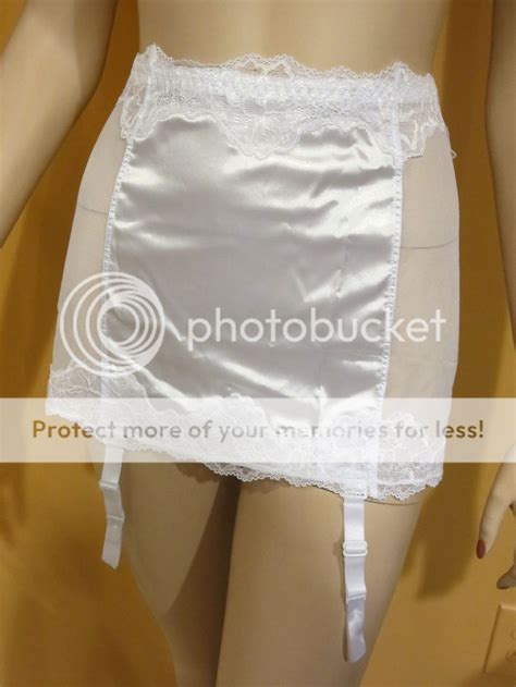 GARTER BELT HALF SLIP Bridal White TORRID LINGERIE Fishnet n Lace PLUS ...