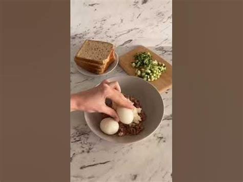 Сытный пп сендвич с тунцом 😋 #рецепт #food - YouTube