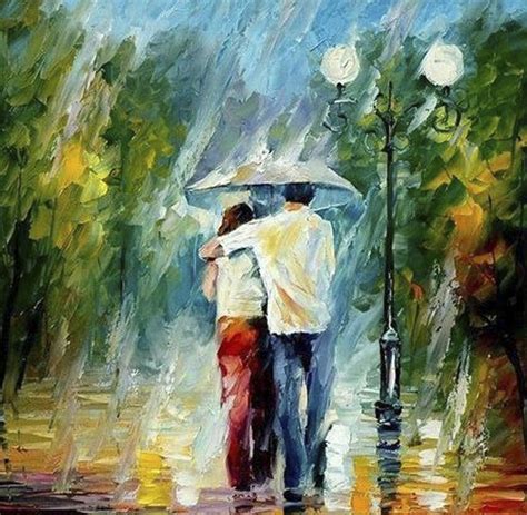современный импрессионизм | Arte de lluvia, Arte de paraguas, Arte ...