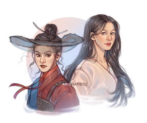 I drew the two sides of Naksu! Thank you "Alchemy of Souls" for this