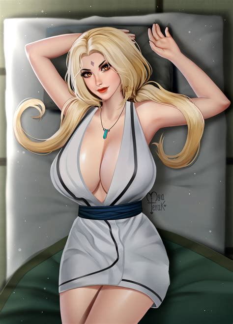 lady tsunade fanart  myaterak  deviantart