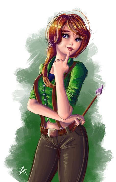 I drew Leah! : r/StardewValley