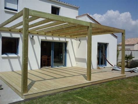 Pergola Bois Terrasse Terrasse Et Pergola Bois Cl4 Pergola - Idees ...