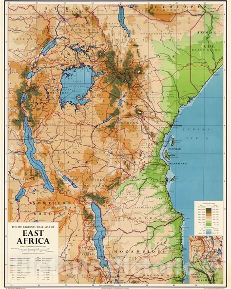 map of east africa region 1