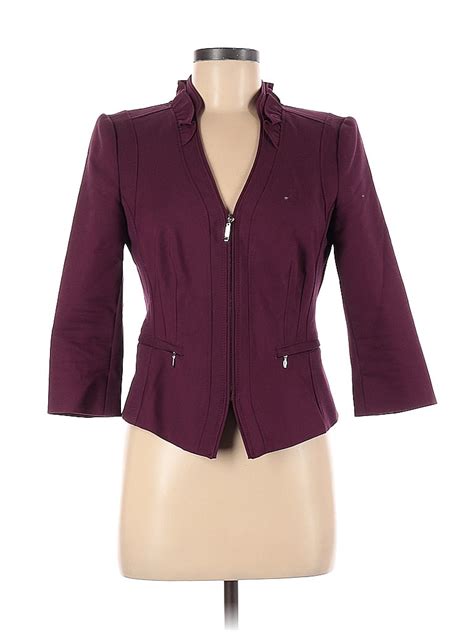 perfect form purple jacket size    thredup
