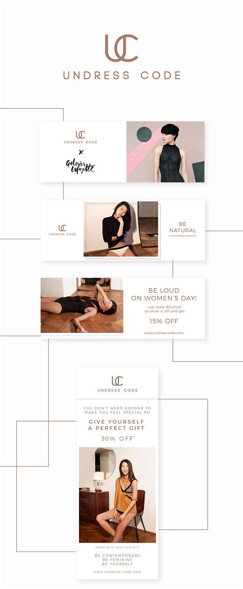 Undress Code Catalogue, Packaging & Brochure Design on Behance