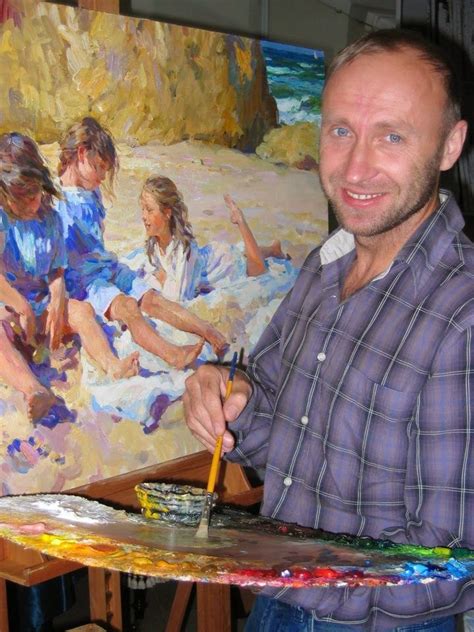 Yuri Krotov, 1964 | Impressionist painter | Artist at work, Russian ...