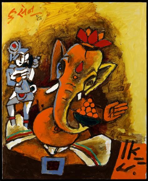 M F Husain: Master of Modern Indian Painting at the V&A | Exhibition ...