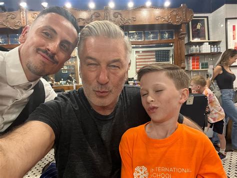 Alec Baldwin Spends Time With His Sons Following 'Rust' Filming