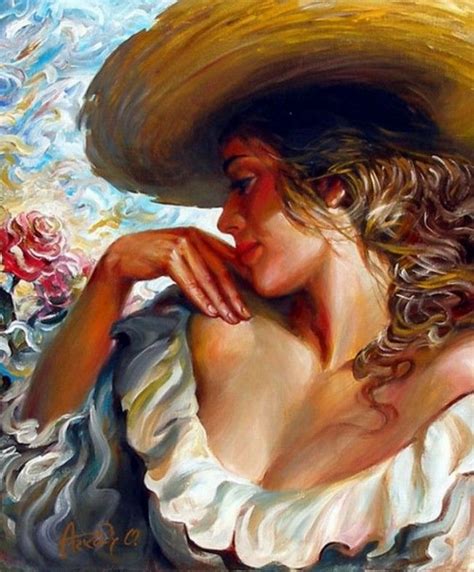 Женщина – прекрасная картина, женщина, как музыка звучит. Художник ...
