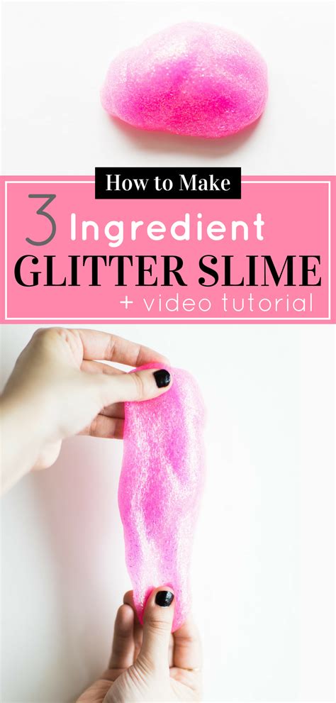 How to Make 3-Ingredient Glitter Slime - Glitter, Inc.