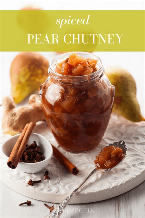 Pear chutney recipe – Artofit