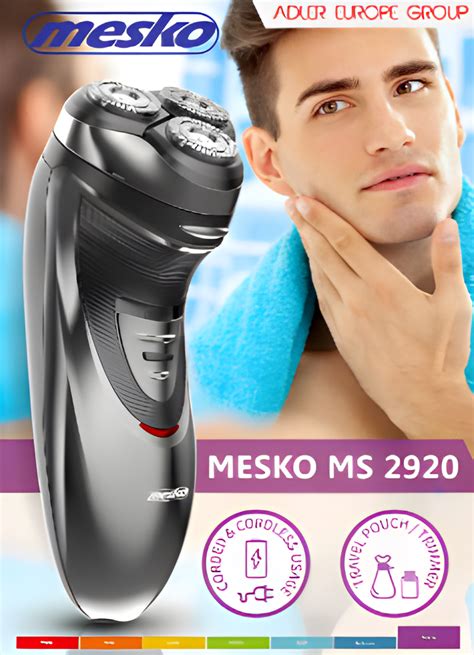 Купить Электробритва для мужчин Mesko MS 2920, Беспроводная ...