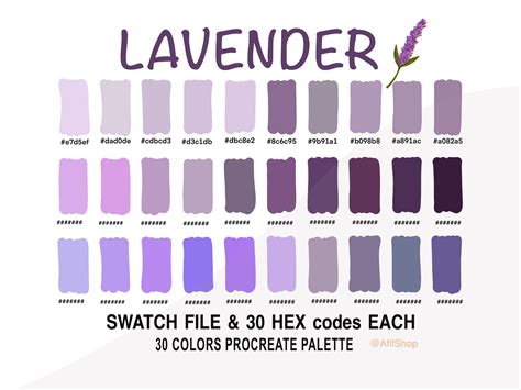 Lavender Color Palette