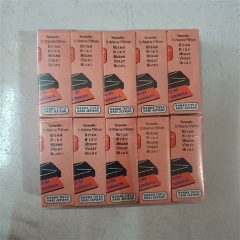 jual tinta stempel otomatis tinta cap otomatis tinta manis shopee