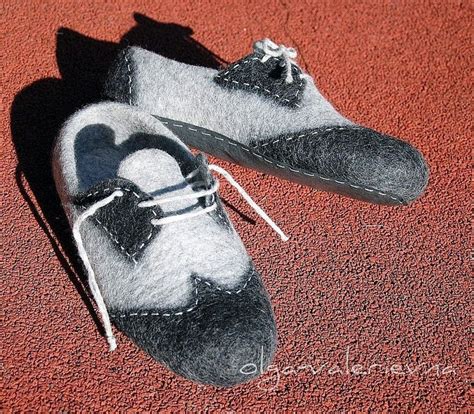 Тапки- ботинки Инспектор. | Felt boots, Wool shoes, Felt shoes