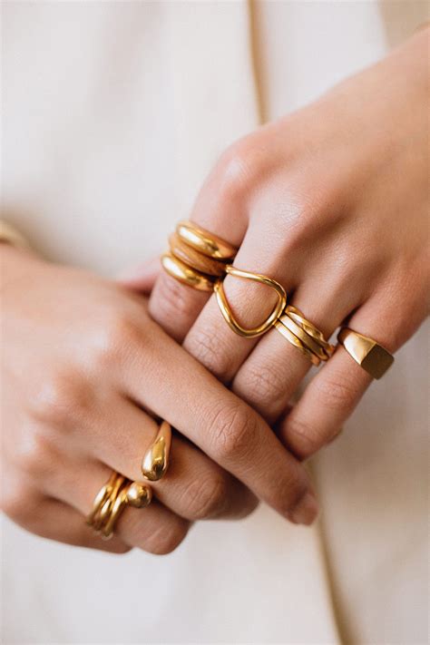 soko gold ring layering stack jewellery photography inspiration