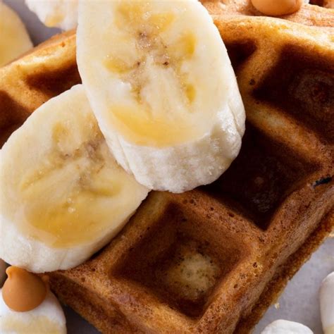 Peanut Butter Banana Waffles - Meal Plan Weekly