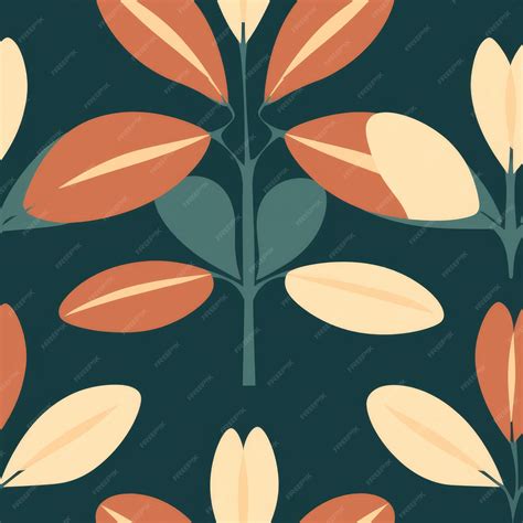 Premium AI Image | Vintage Botanical Wallpaper