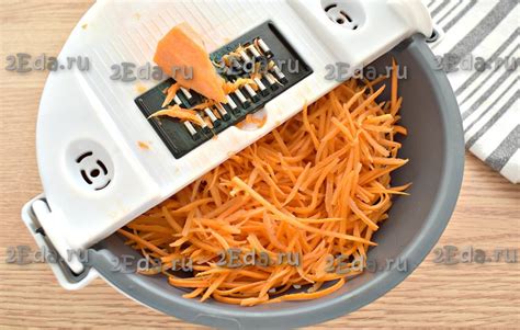 Морковь по-корейски с готовой приправой - пошаговый фоторецепт