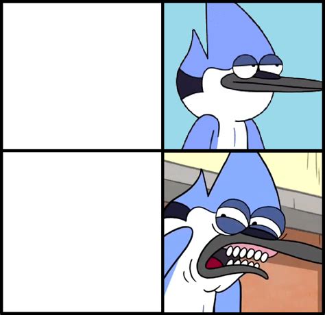 Mordecai disgusted Blank Template - Imgflip