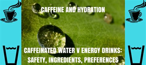 Caffeinated Water 101 - GEG Research and Consulting