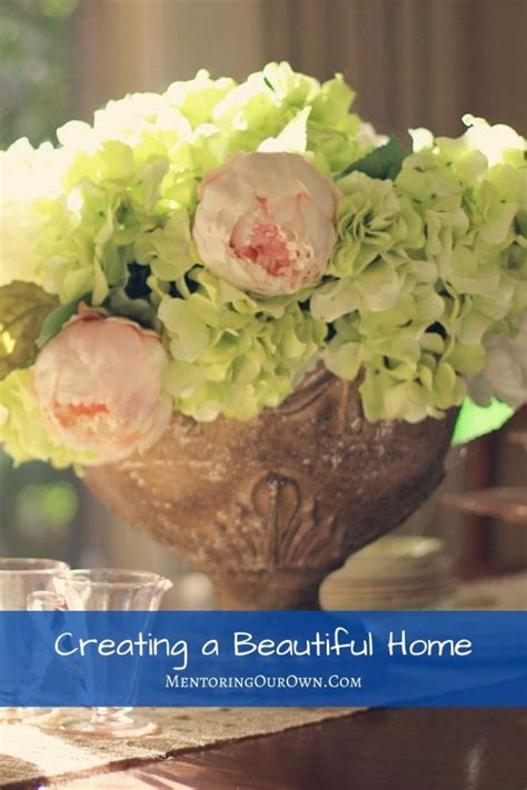 creating  beautiful home mentoring