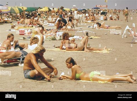 1970s beach photos hi-res stock photography and images - Alamy