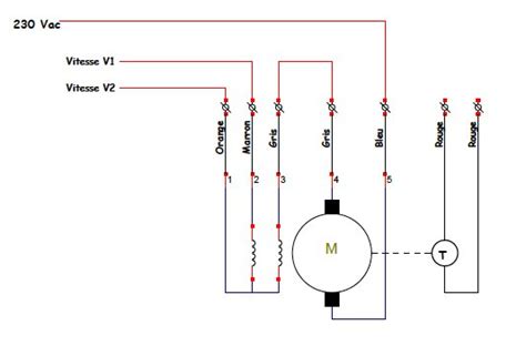 schema de branchement moteur machine à laver indesit