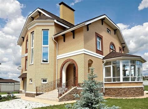 Красиви фасади на тухлени къщи: 30 страхотни идеи за снимки