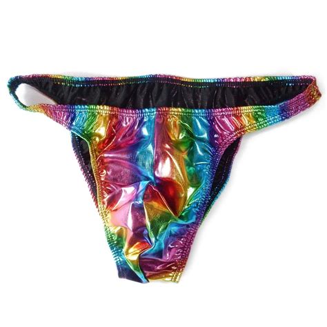 K319R Men Sexy Bikini Metallic Swim-Tricot Tanga | eBay