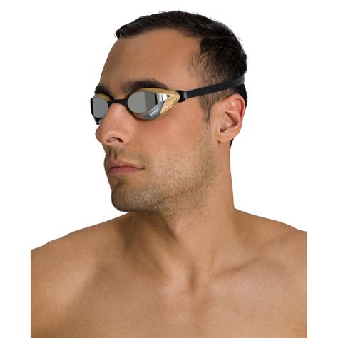 arena Unisex Goggles Cobra Core Swipe Mirror Silver-Gold ARENA | Decathlon